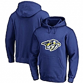 Men's Customized Nashville Predators Blue All Stitched Pullover Hoodie,baseball caps,new era cap wholesale,wholesale hats